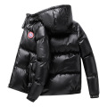 custom wholesale winter men padding padded jacket thick puffer puff warm plus size jackets with hooded for men